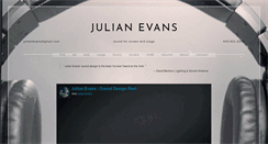 Desktop Screenshot of julianevans.info